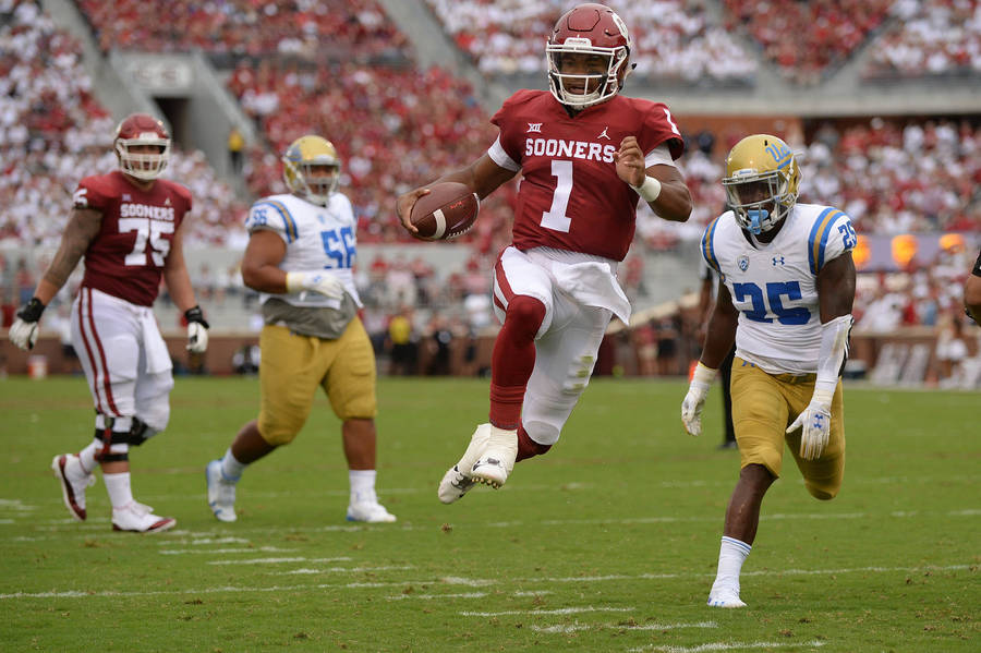 Kyler Murray Skipping Over Rams Wallpaper