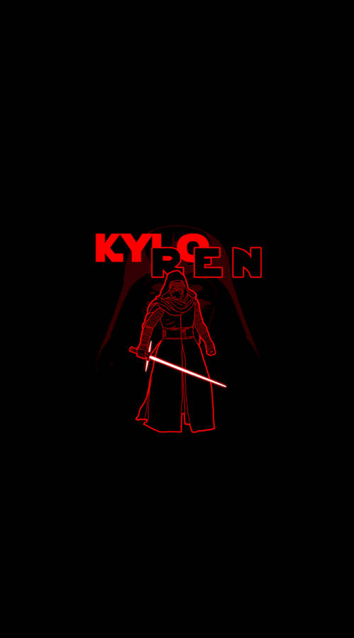 Kylo Ren Amoled Cover Wallpaper