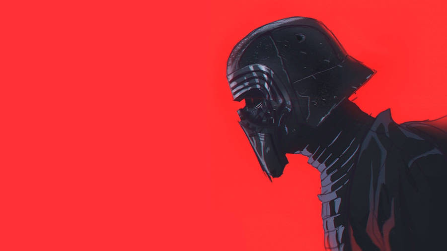 Kylo Ren Darth Vader Red Artwork Wallpaper