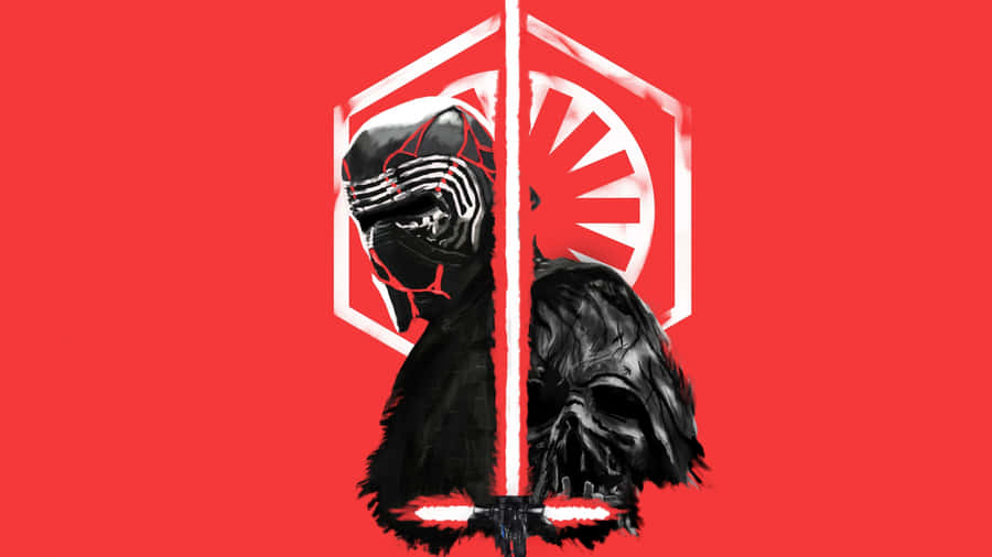 Kylo Renand Darth Vader Artwork Wallpaper
