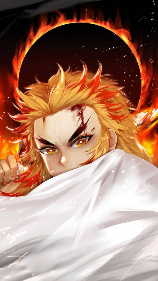 Kyojuro Rengoku Demon Slayer Iphone Wallpaper