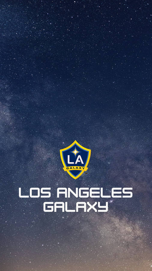 La Galaxy Beautiful Lock Screen Logo Wallpaper