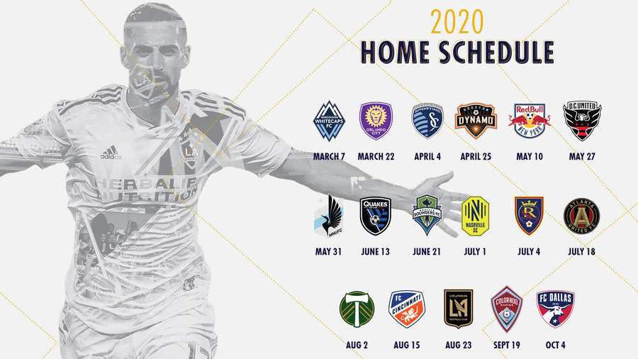 La Galaxy Home Schedule 2020 Wallpaper