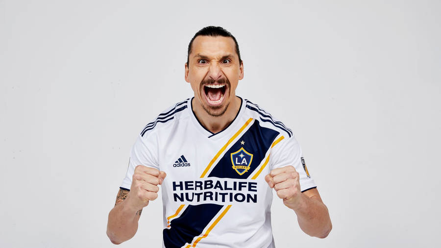 La Galaxy Soccer Player Win Wallpaper