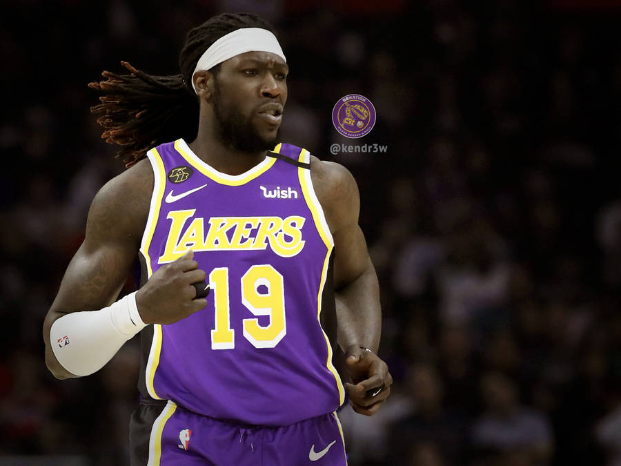 La Lakers Montrezl Harrell Focus Shot Wallpaper