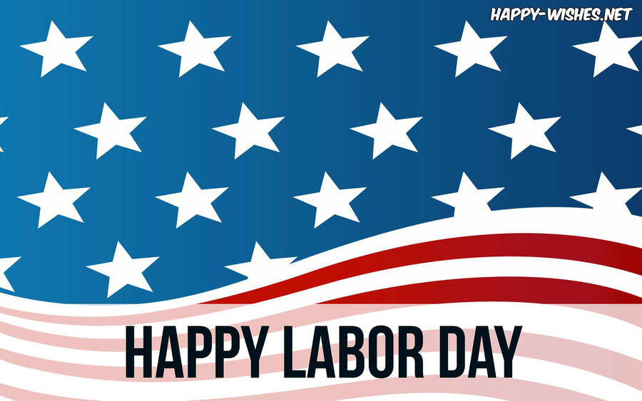 Labor Day American Flag Art Wallpaper