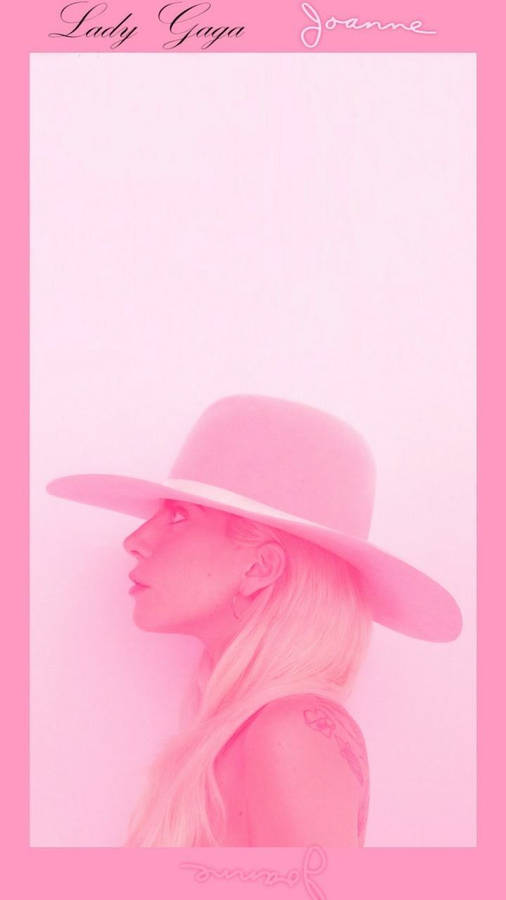 Lady Gaga Joanne In Pink Wallpaper