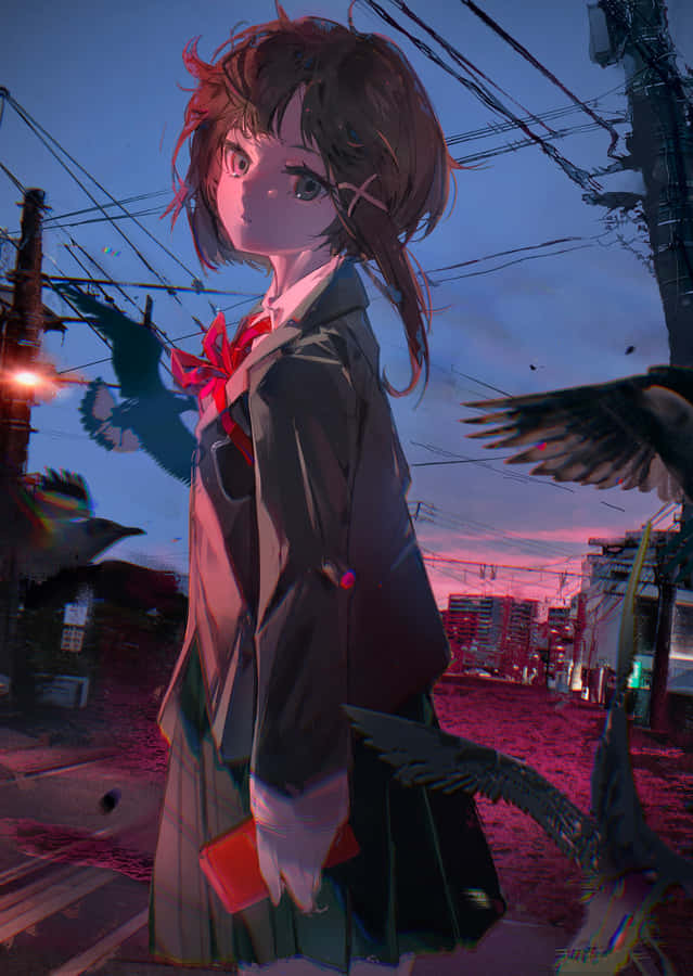 Lain Iwakura – Serial Experiments Lain Wallpaper