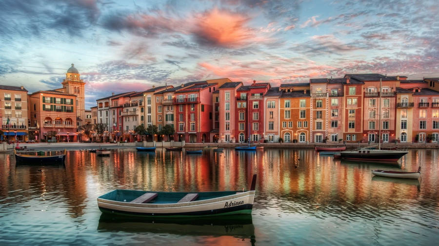 Lake Portofino In Italy Europe Wallpaper