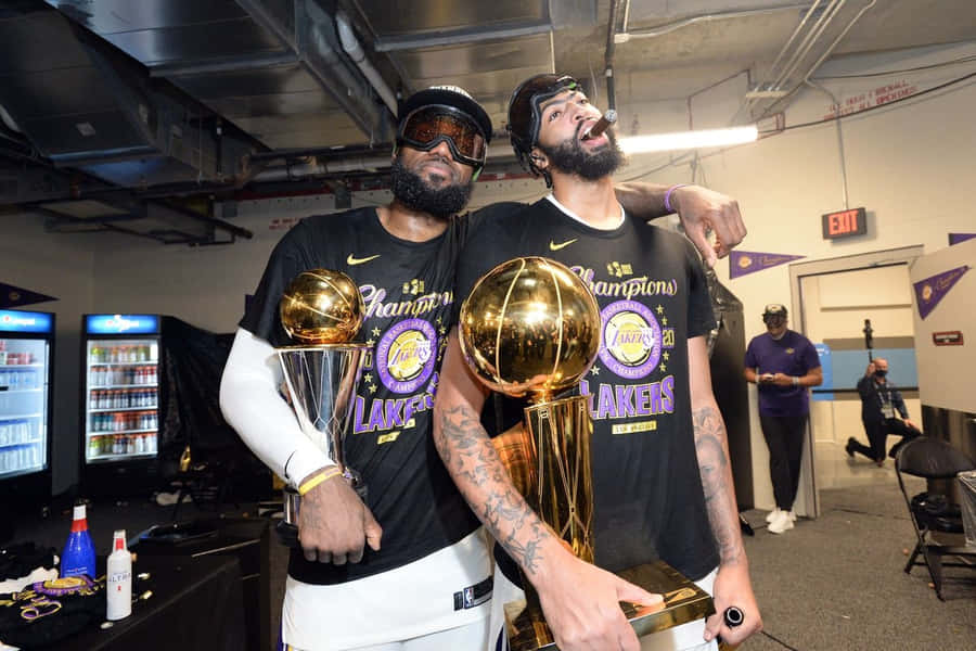 Lakers2020 Championship Celebration Wallpaper