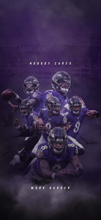 Lamar Jackson Leading Baltimore To Greatness Wallpaper