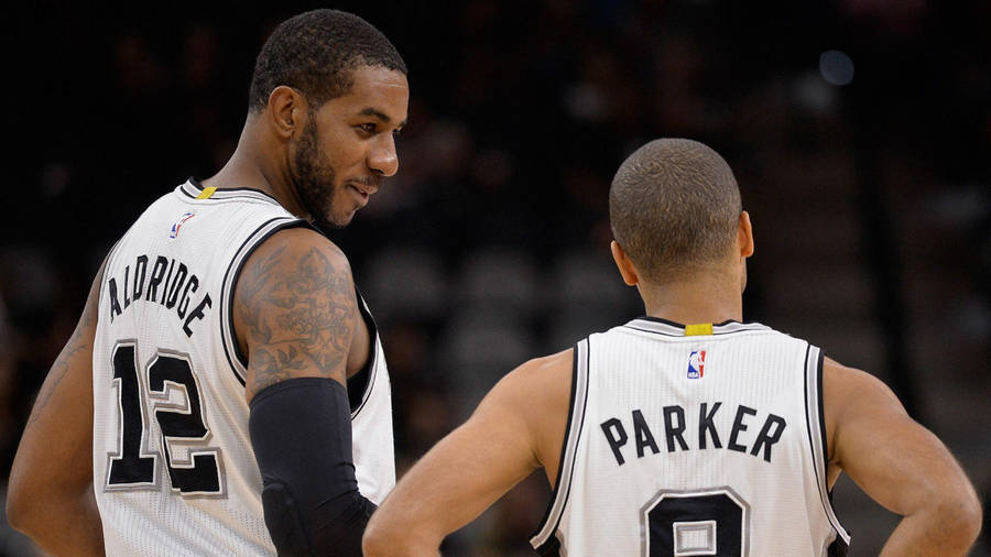 Lamarcus Aldridge And Tony Parker Wallpaper