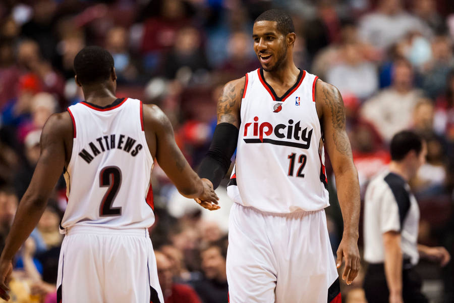 Lamarcus Aldridge And Wesley Matthews Wallpaper