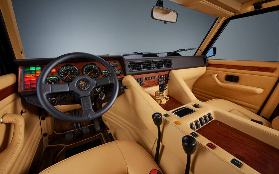 Lambo Truck Interior Wallpaper