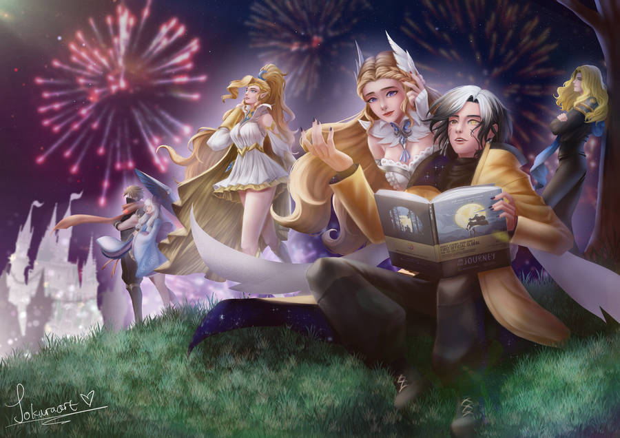 Lancelot Mobile Legend Fifth Anniversary Fanart Wallpaper