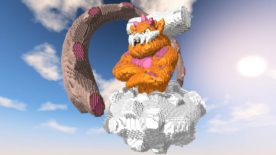 Landorus Minecraft Wallpaper