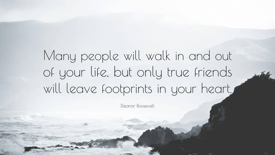 Landscape Best Friend Quotes Wallpaper