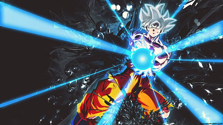 Landscape Goku Ultra Instinct Wallpaper