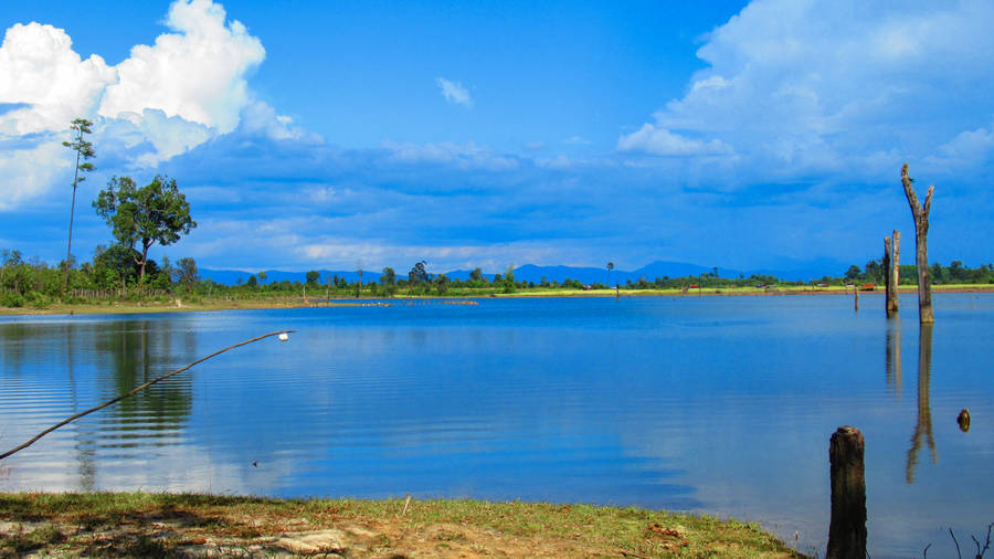 Laos Nakai Lake Wallpaper