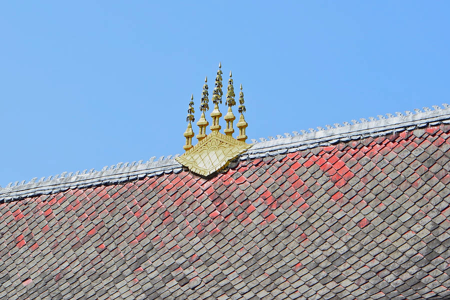 Laos Wat Aham Temple Wallpaper