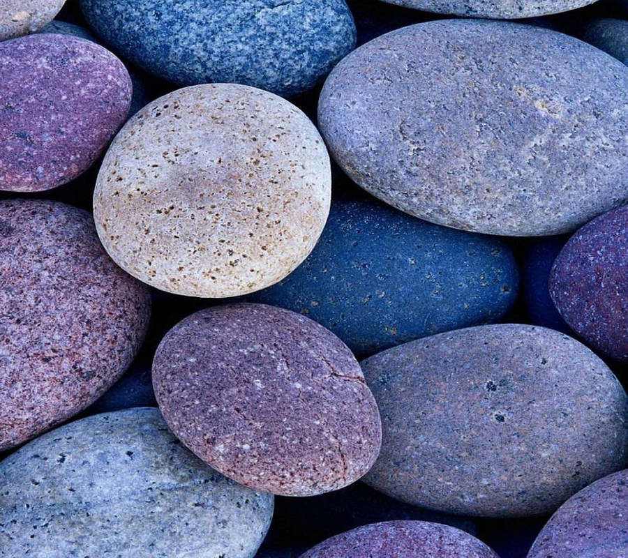 Large Pebble Material Wallpaper