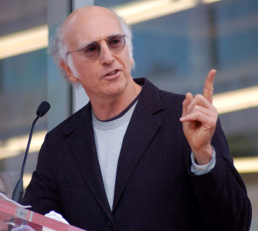 Larry David Looking Sharp Wallpaper