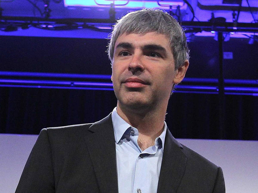 Larry Page Tech Genius Billionaire Photo Wallpaper