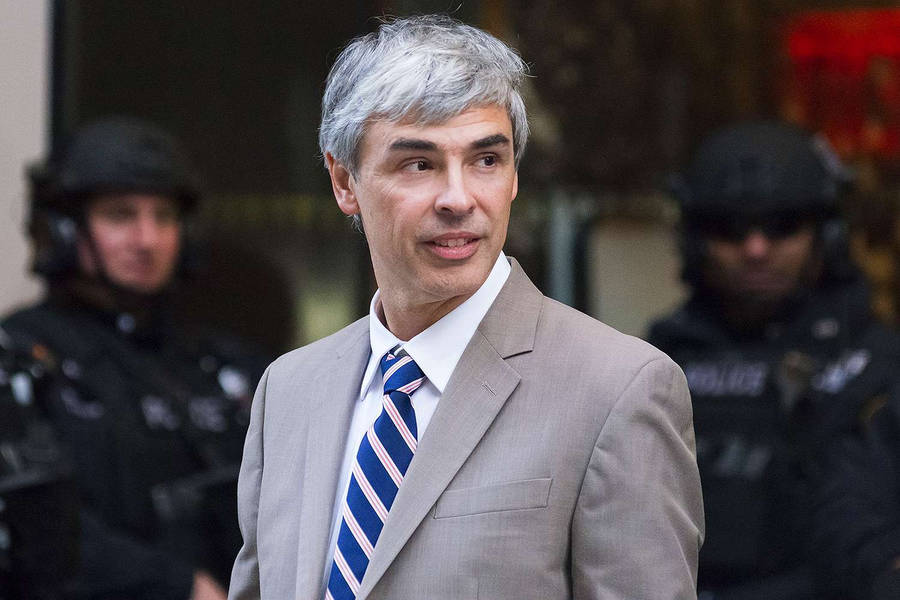 Larry Page: The Billionaire Innovator In Candid Wallpaper