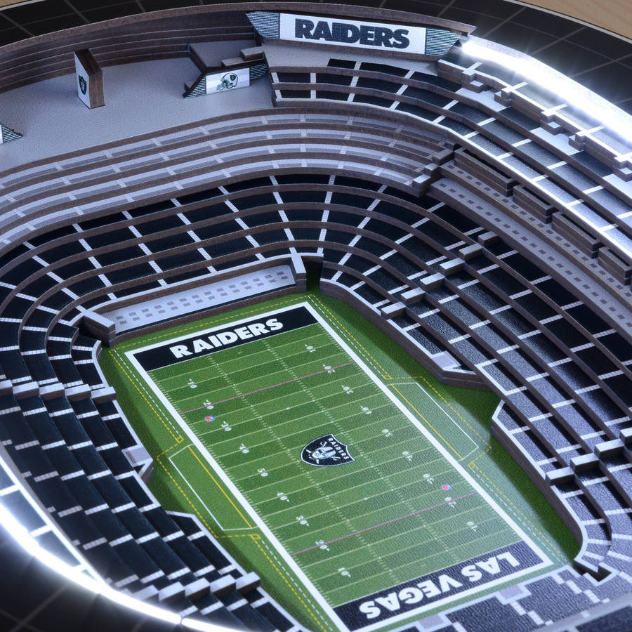 Las Vegas Raiders Miniature Stadium Wallpaper