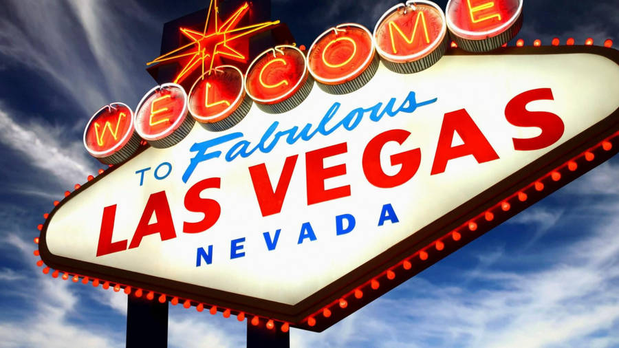 Las Vegas Welcome Sign Close-up Wallpaper