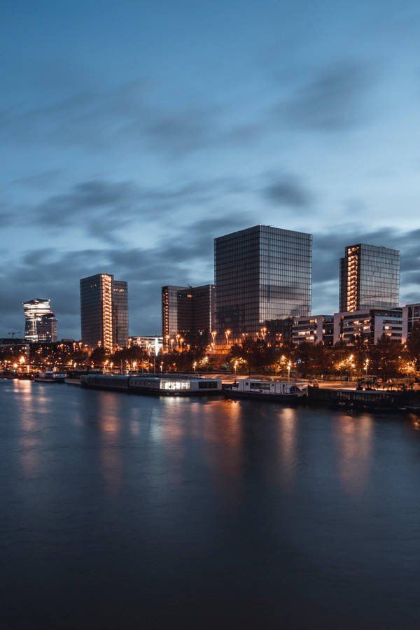 Late Afternoon Scene In Riverfront, Toledo, Ohio Wallpaper