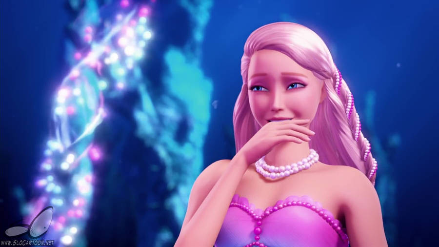 Laughing Barbie Mermaid Wallpaper