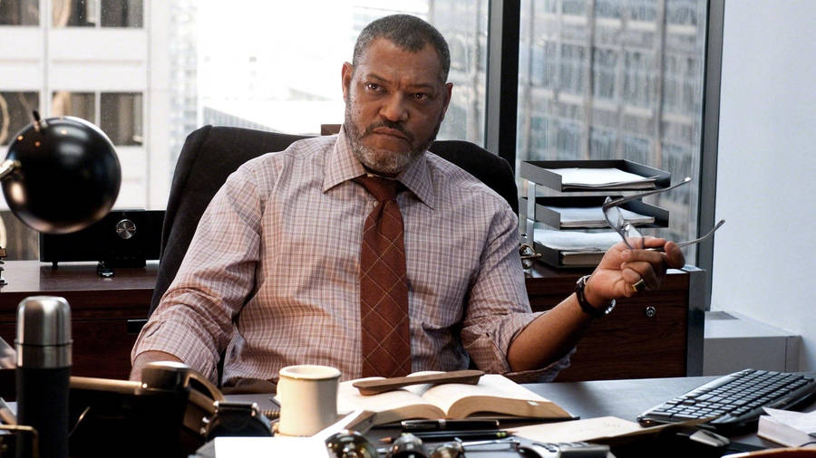 Laurence Fishburne Man Of Steel Film Wallpaper