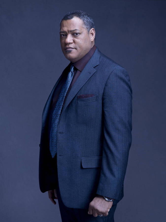 Laurence Fishburne Side View Photo Wallpaper