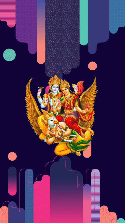 Laxmi Ganesh Saraswat Aesthetic Art Wallpaper