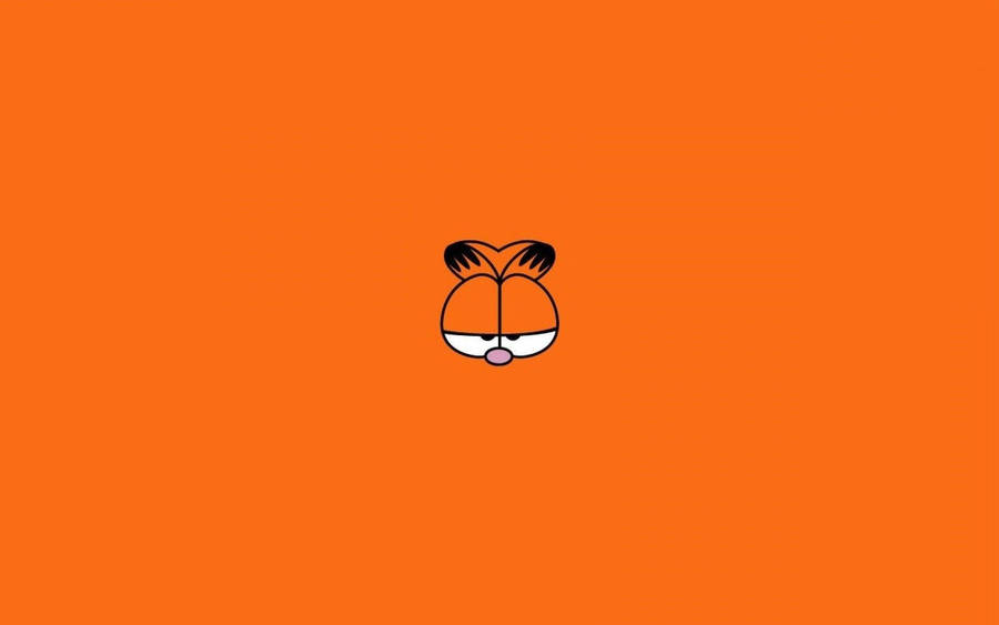 Lazy Garfield Face Wallpaper