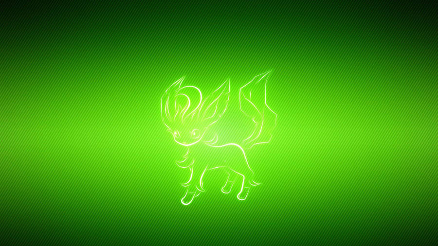 Leafeon 3d Art Wallpaper