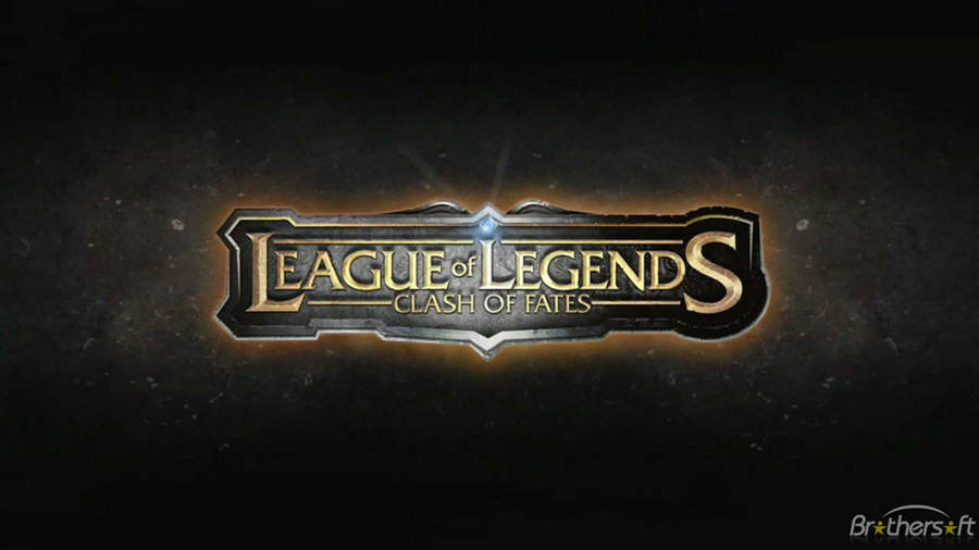 League Of Legends Logo Cosmic Sky Wallpaper