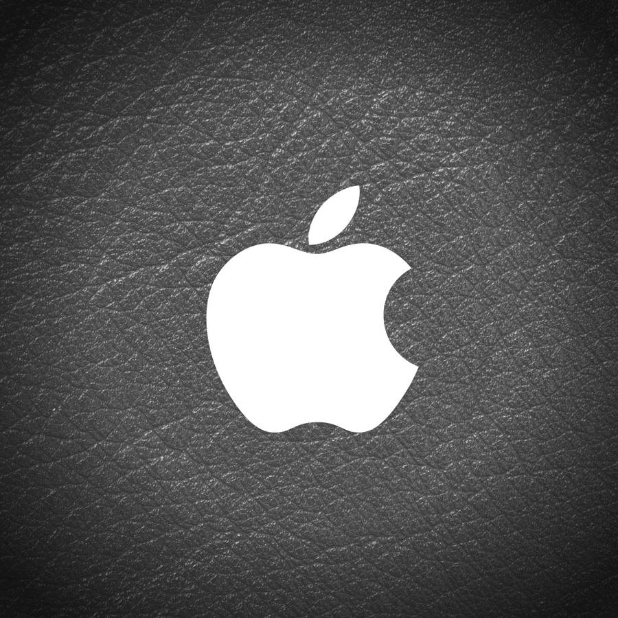 Leather Apple Logo Wallpaper