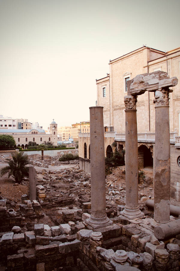 Lebanon Building Ruins Wallpaper