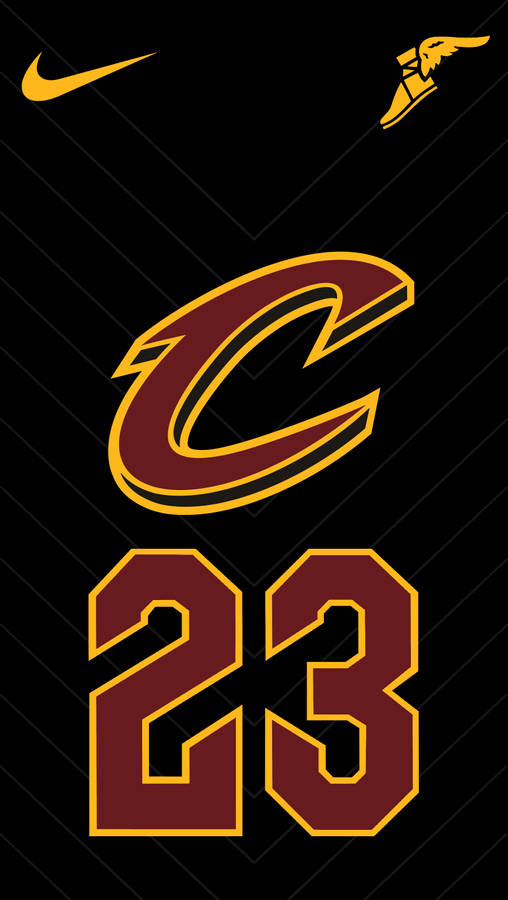Lebron James Jersey 23 Cleveland Cavaliers Logo Wallpaper