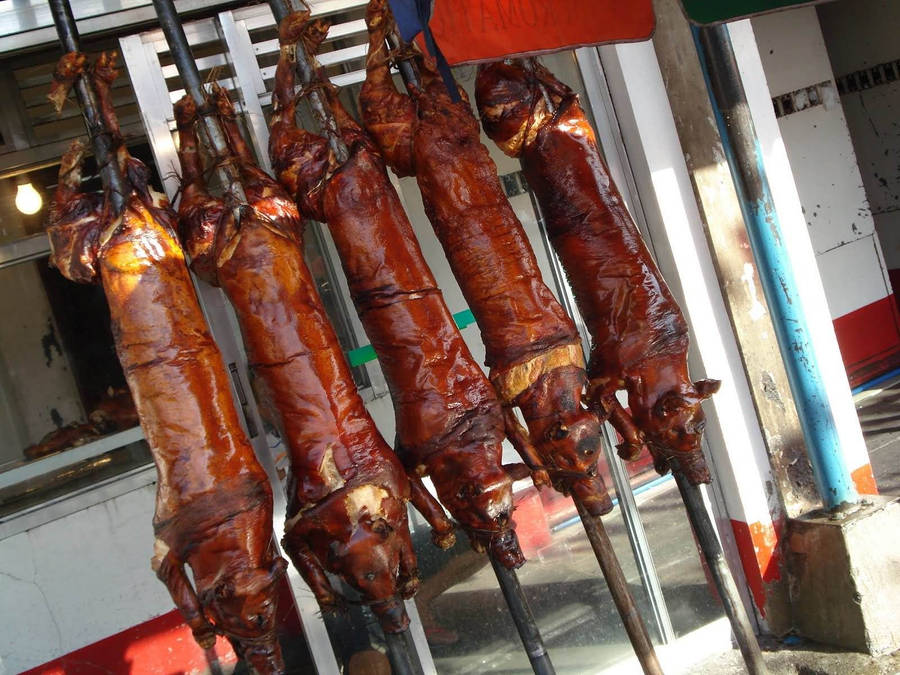 Lechon On Sticks Wallpaper