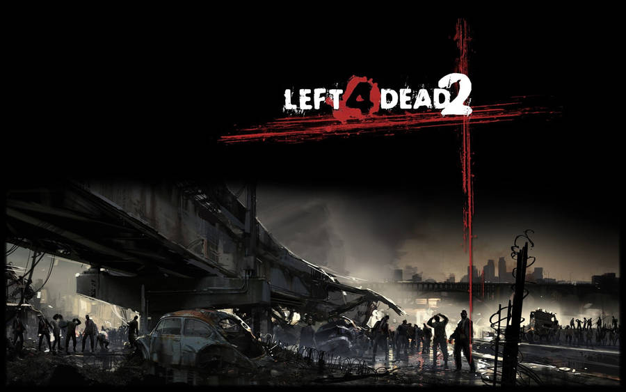 Left 4 Dead 2 Devastated City Wallpaper