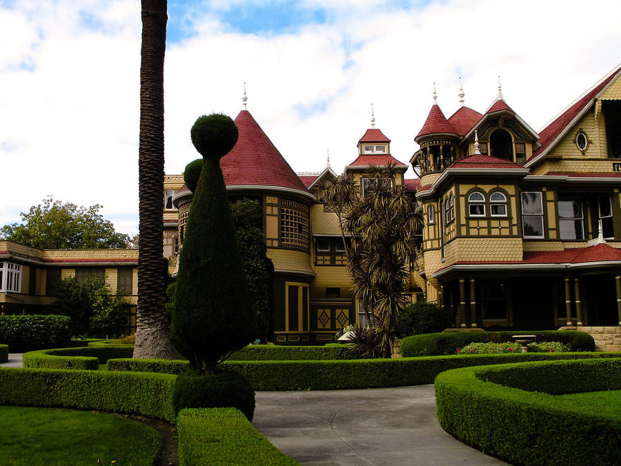 Left Side Of Winchester Mystery House Wallpaper