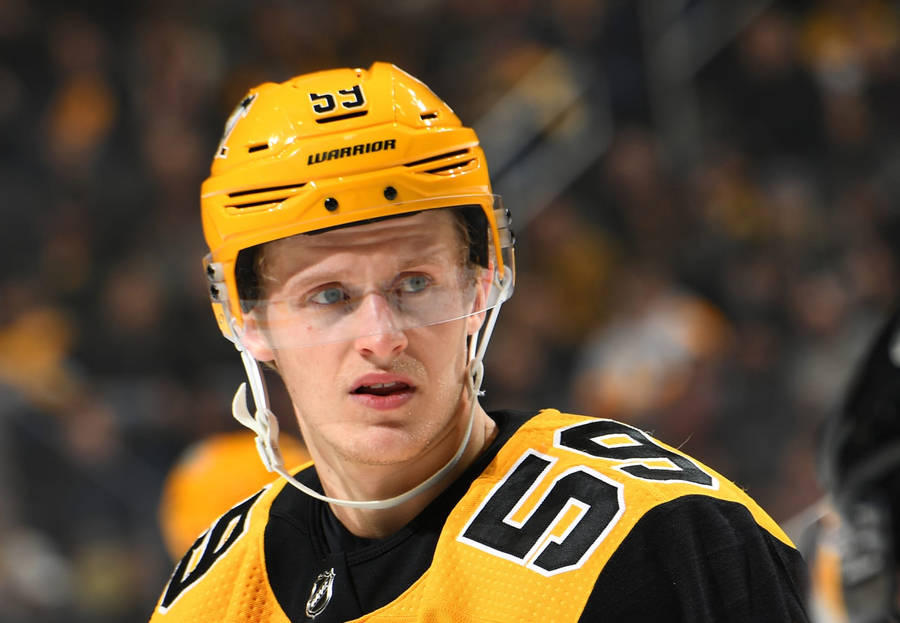 Left Winger No. 59 Jake Guentzel Wallpaper