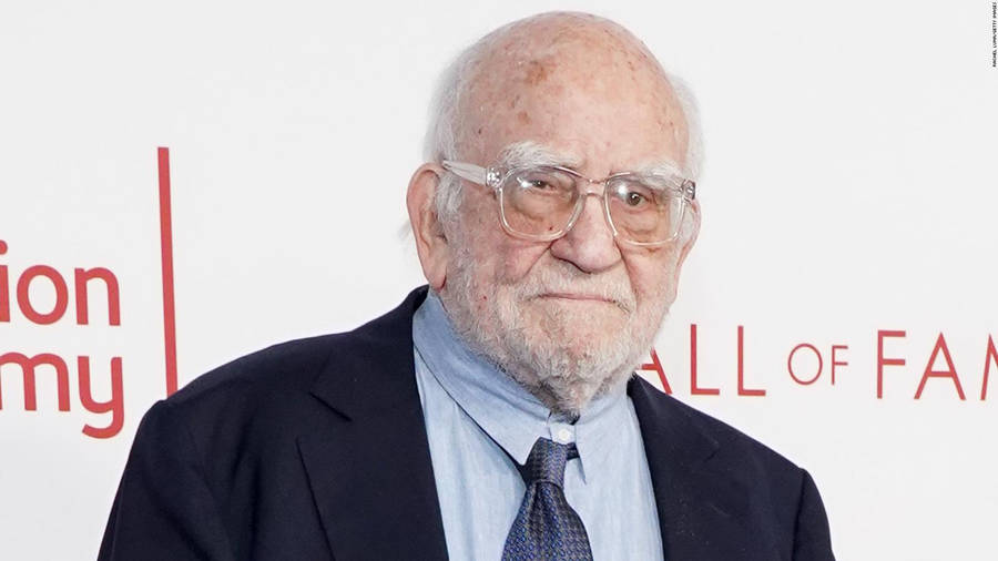 Legendary Actor Edward Asner At A Public Event. Wallpaper