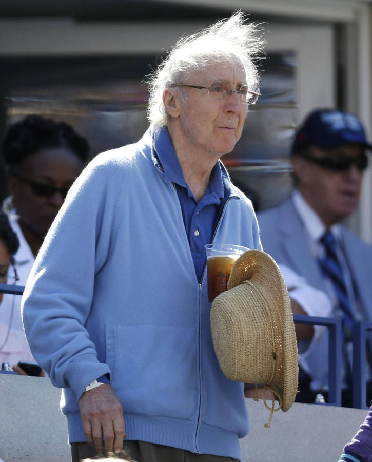 Legendary Actor Gene Wilder Enjoying Us Open Tennis Tournament Wallpaper