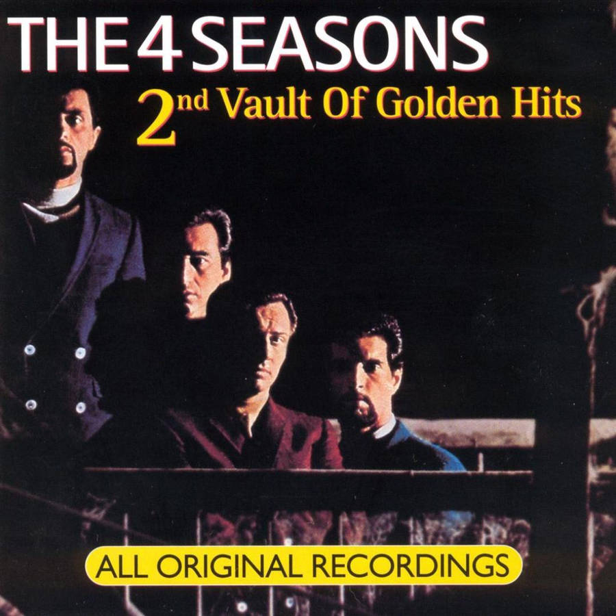 Legendary Frankie Valli And The Four Seasons With Their Golden Hits Album Wallpaper