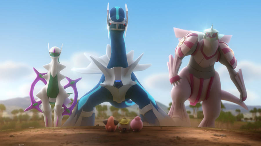Legendary Pokémon And Their Arceus-granted Power Wallpaper