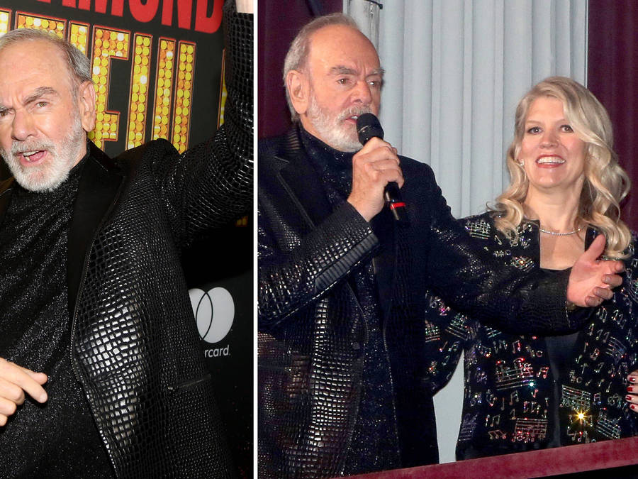 Legendary Singer Neil Diamond's Surprise Appearance Wallpaper